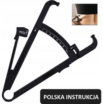 Černý KALIPER pro měření kožní řasy - měřič tuku