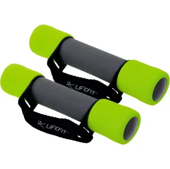 Lifefit® Činky molitanové s páskem LIFEFIT® PLUS 2x1,5 kg - 2.jakost