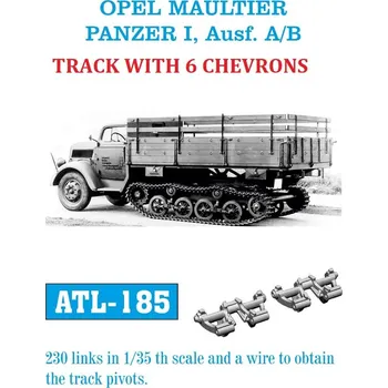 Plastikový model 1/35 ATL-185 OPEL MAULTIER / PANZER I, Ausf. A/B - Friul Model