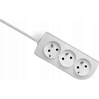 Napájecí kabel Prodlužovací Kabel s vypínačem Elgotech 10 m, 3 ks, bílý