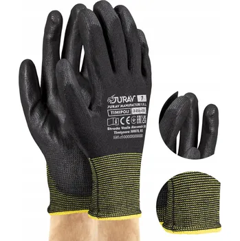 Pracovní rukavice PRACOVNÍ RUKAVICE POLYURETANOVÉ S POVRSTVEM A LEMEM VELIKOST 7-S BB7