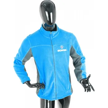 Pánský kabát Bunda/mikina fleece SCANIA modrá 3XL