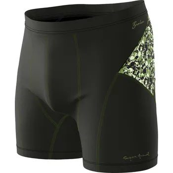 Pánské funkční trenýrky CAMO černá Bamboo Ultra - Zelená / XXL