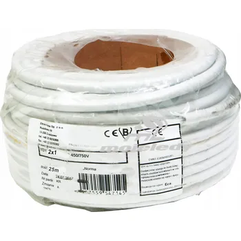 elektrický kabel Elektrický instalační kabel Kulatý YDY Eltrim 2 x 1,0