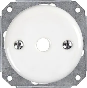 Elektrická zásuvka Elhard Keramik KV3065W vývodka na kabel, bílá
