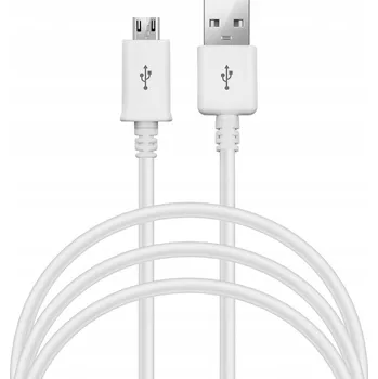 Datový kabel Kabel M-USB - microUSB typ B, 1 m, bílý
