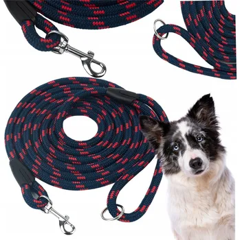 Vodítko pro psa Vodítko treningové vodítko Paw Planet lanko 1,5 m