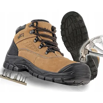 Pracovní obuv Pracovní Boty Kotníkové BOZP Ocelová Špička VM DAMASK S3 Velikost 37