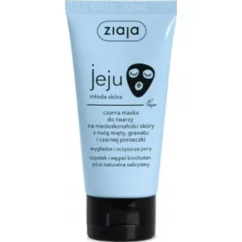 Pleťová maska ČERNÁ MASKA NA OBLIČEJ PROTI NEDOKONALOSTEM ČISTÍCÍ JEJU ZIAJA 50ML