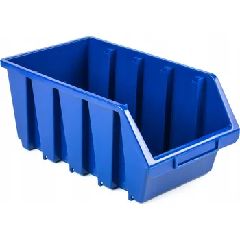 Úložný box 10x Modrá plastová přepravka / organizér 340x200x155 mm