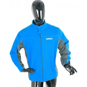 Pánský kabát Bunda/mikina fleece IVECO modrá 3XL