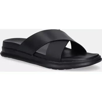 Dámská móda Kožené pantofle Tommy Hilfiger D DENSITY HILFIGER LTH CC SAND FM0FM05358 černá 99X, EUR 40