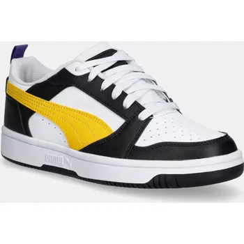 Chlapecké tenisky Dětské sneakers boty Puma Rebound V6 Lo Jr žlutá barva 393833 00X, EUR 38