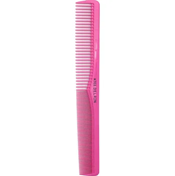 Kadeřnický hřeben na stříhání Delrin #703 Shocking Pink (Růžový)
