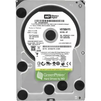 Interní pevný disk WD RE2-GP 750GB 7.2k 16MB SATA II 3.5'' WD7500AYPS