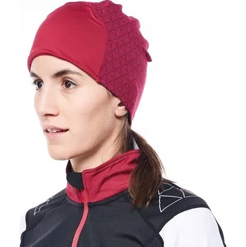 Čepice Fischer Seamless Dámská tenká běžecká čepice s fleecem Pink Orchid