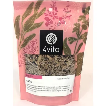 Koření Šalvěj bílá/krétská 30 g doypack, 4vita