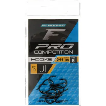 Rybářský háček Zemní Háčky s protihrotem Flagman 211 BN 10 ks