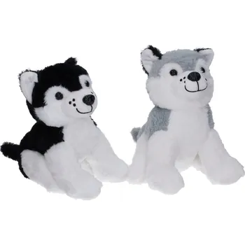 plyšák Pes husky 25 cm