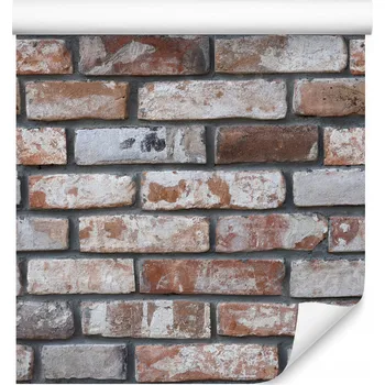 Fototapeta Tapeta OMYVATELNÁ Cihlová ZEĎ Imitace Cihly 3D Vzor