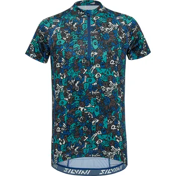 Cyklistické oblečení Silvini dětský cyklodres Silvini Scrivia CD1434 blue-yellow dětské velikosti: 122-128