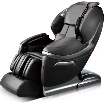 Masážní křeslo Masážní křeslo Hanscraft Future Class - černé, 3D masáž, 8 programů, 12-bodová tělesná terapie, 151kg (150215)