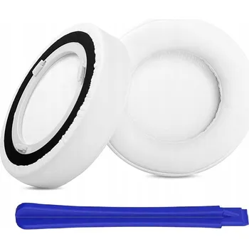 Sluchátka HOUBIČKY / MOLITANOVÉ VLOŽKY / NÁHRADNÍ DÍLY pro Corsair Virtuoso RGB Wireless - BÍLÉ