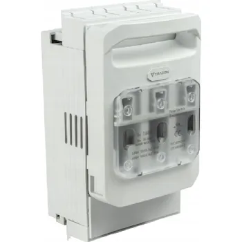 Pojistkový odpínač pro montážní desku NH00, horizontální, plochý DSH00-3