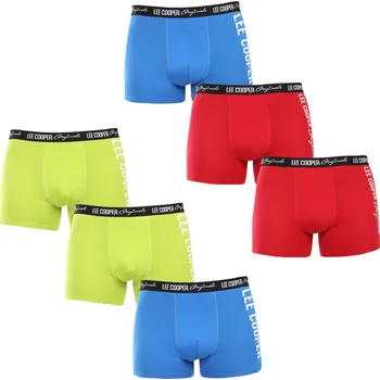 Boxerky 6PACK pánské boxerky Lee Cooper vícebarevné (6xPO39510) XXL Možnost vrácení zboží ZDARMA do 120 dnů!
