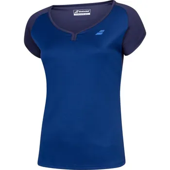 Pánské tričko TRIČKO BABOLAT PLAY CAP SLEEVE TOP DÍVČÍ ESTATE BLUE 128