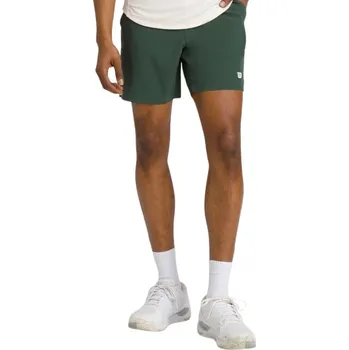 Pánské šortky Wilson Tournament Short V2 7 Unlined Sycamore Oblečení pánské: M