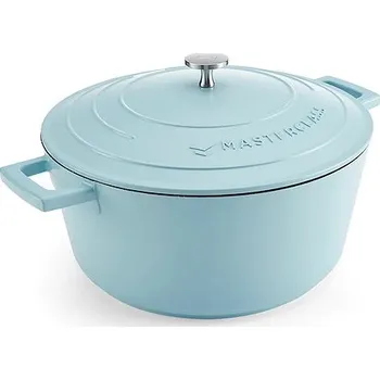 Hrnec MasterClass indukční nepřilnavý hrnec, 28 cm, 5 l, pastelově modrý