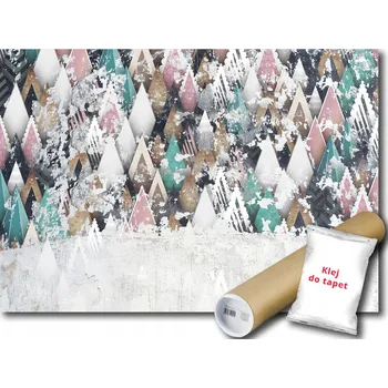 Fototapeta FOTOTAPETA TROJÚHELNÍKY LES 23B V4 254x184 F12597