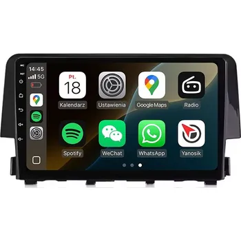 Autorádio HONDA CIVIC 2015-2020 Nejnovější Android autorádio s CarPlay a navigací