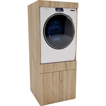 Koupelnový nábytek Skříňka nad pračku do koupelny regál pračka vestavba šuplík police bardolino