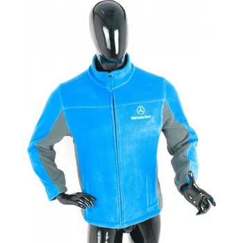 Pánský kabát Bunda/mikina fleece MERCEDES-BENZ modrá 3XL