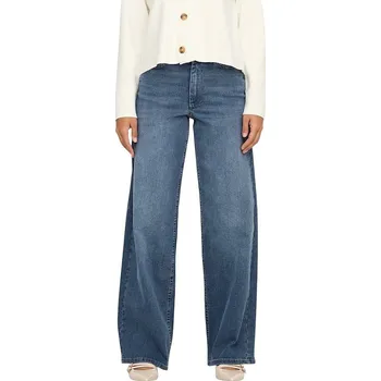 Dámská móda jeans ONLY Madison Hight Waist Wide Leg Fit - Special Blue Grey Denim S/32