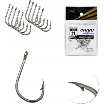 Rybářský háček Háčky s protihrotem DL CHINU B. Nikl s očkem 10 ks