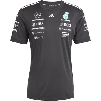 adidas Mercedes AMG Petronas Formula One Team Driver Shirt Mens Black/White S