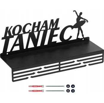 Věšák Věšák na medaile MILUJI TANEC polička TANEČNICE