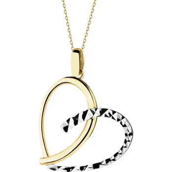 Přívěsek Zlatý přívěsek - srdce - AP540-6663