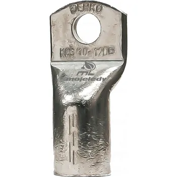 Kabelové oko 1x Měděné pocínované kabelové oko 120mm M10 ERKO KCS 10-120