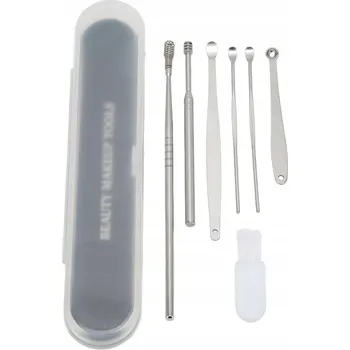 Čistič uší 7dílná sada na odstranění ušního mazu, lžičky na čištění uší