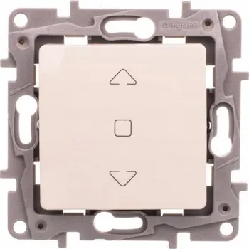 vypínač Přímý spínač pro ovládání rolet Klasik Legrand 764611 krémový