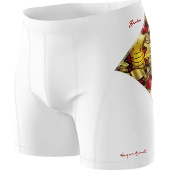 Pánské funkční trenýrky IRON MAN bílá Bamboo Ultra - Žlutá / S