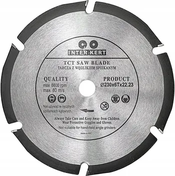 Řezný kotouč Karbidový kotouč na řezání dřeva Tediam 230 x 22,2 mm