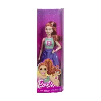 Panenka Barbie Fashionistas v roztomilém outfitu roztleskávačky
