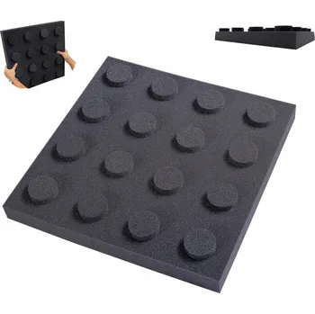 Hudebniny Akustický pěnový panel 50x50 cm - zvuková izolace, kostka