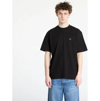Pánská móda Tričko Calvin Klein Jeans Woven Label Relaxed Tee Black XL