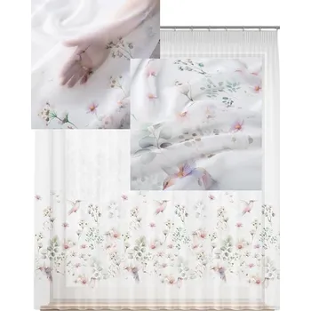 Záclona Záclony Voál Hotová Záclona S Páskou Lehká š.430x125